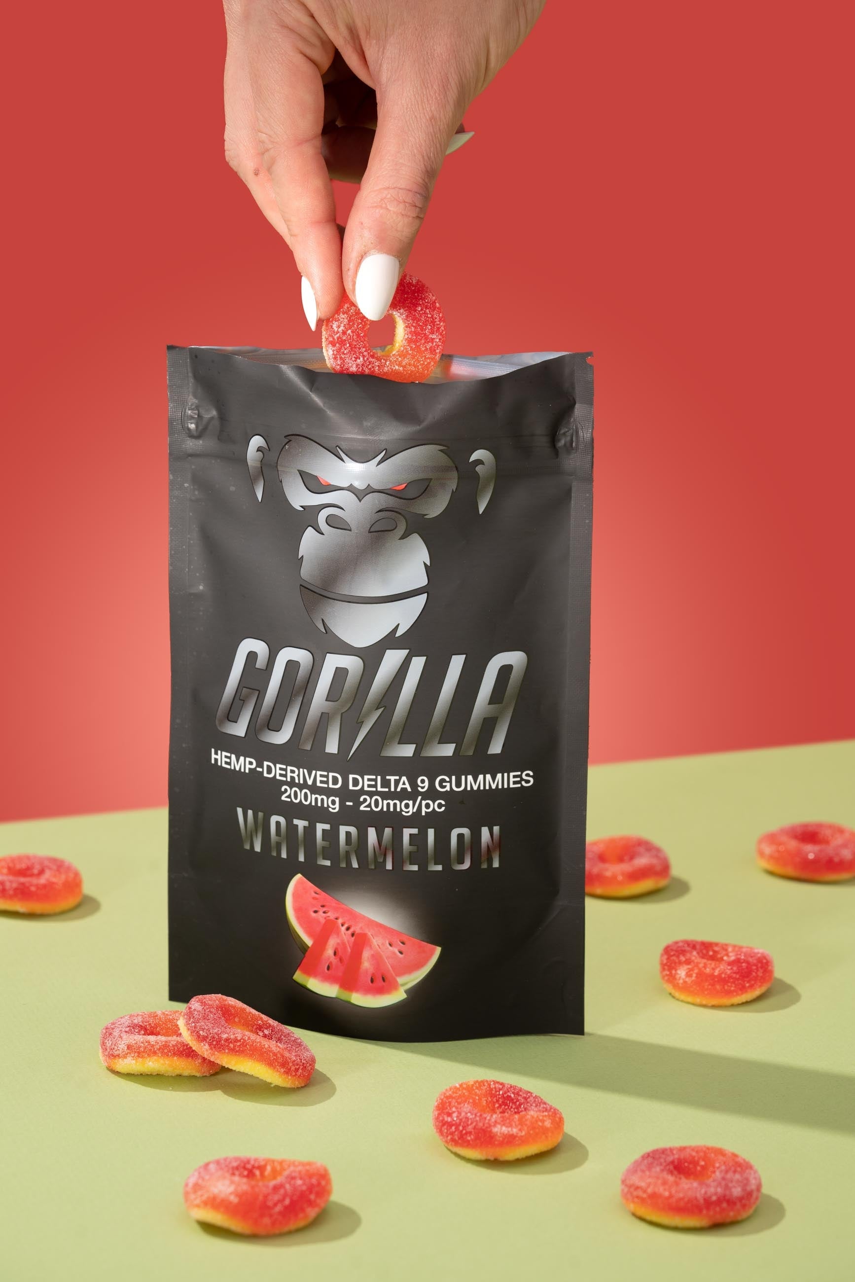 Gorilla THC Gummies - 20MG Delta 9 (10pc)