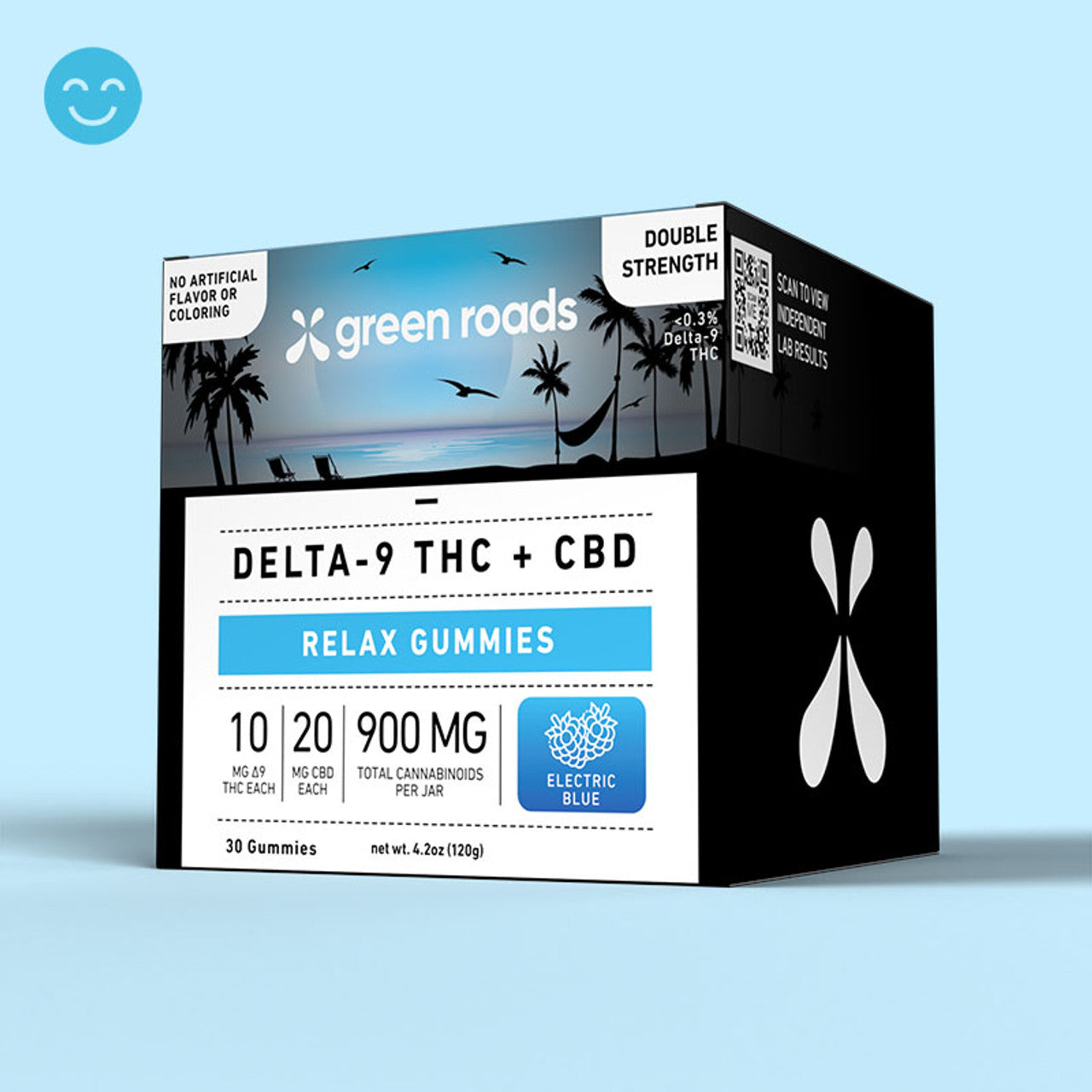 Green Roads CBD + THC Relax Gummies 900mg