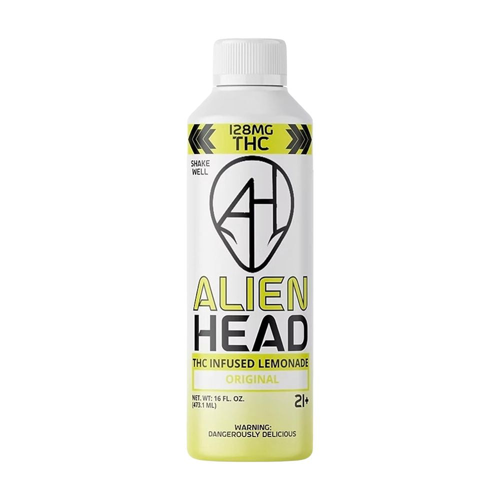 Alien Head D9 THC Lemonade | 16oz | 128mg | 4ct