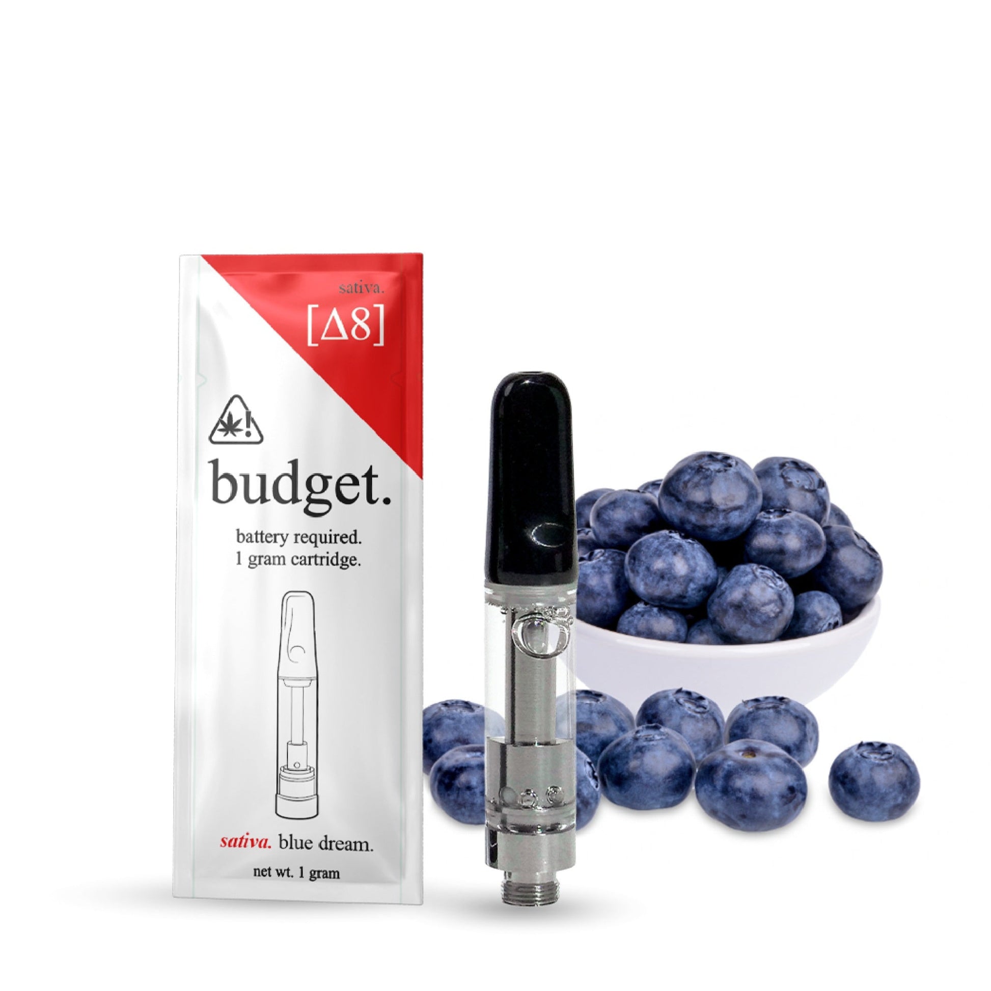 Budget Delta 8 Cartridge - 1g - Raspberry Lemonade (Hybrid) / 5 Pack