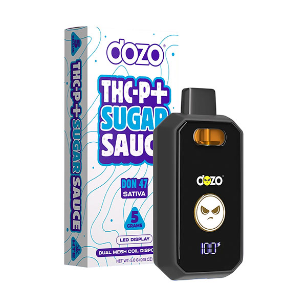 Dozo THC-P + Sugar Sauce Disposable | 5g - Georgia Pie – Indica / Single