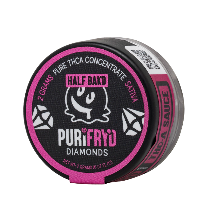 Half Bak'd Purifry'd THCA Diamond Dabs 2G