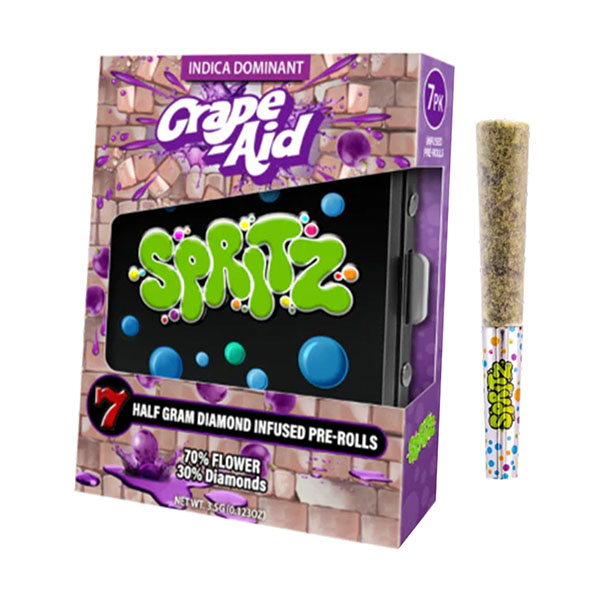 Spritz THCA Diamond Infused Pre-Rolls | (7ct) 3.5g