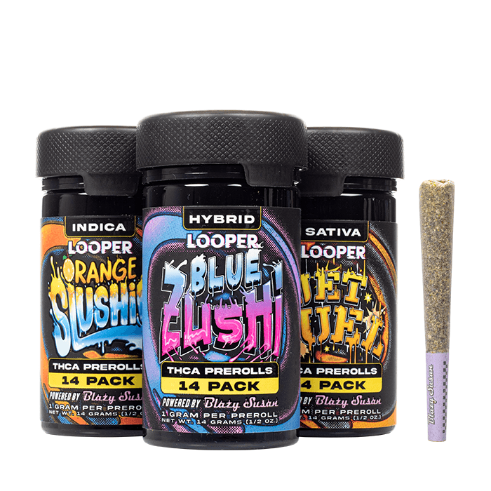 Looper x Blazy Susan THCA Prerolls 14G