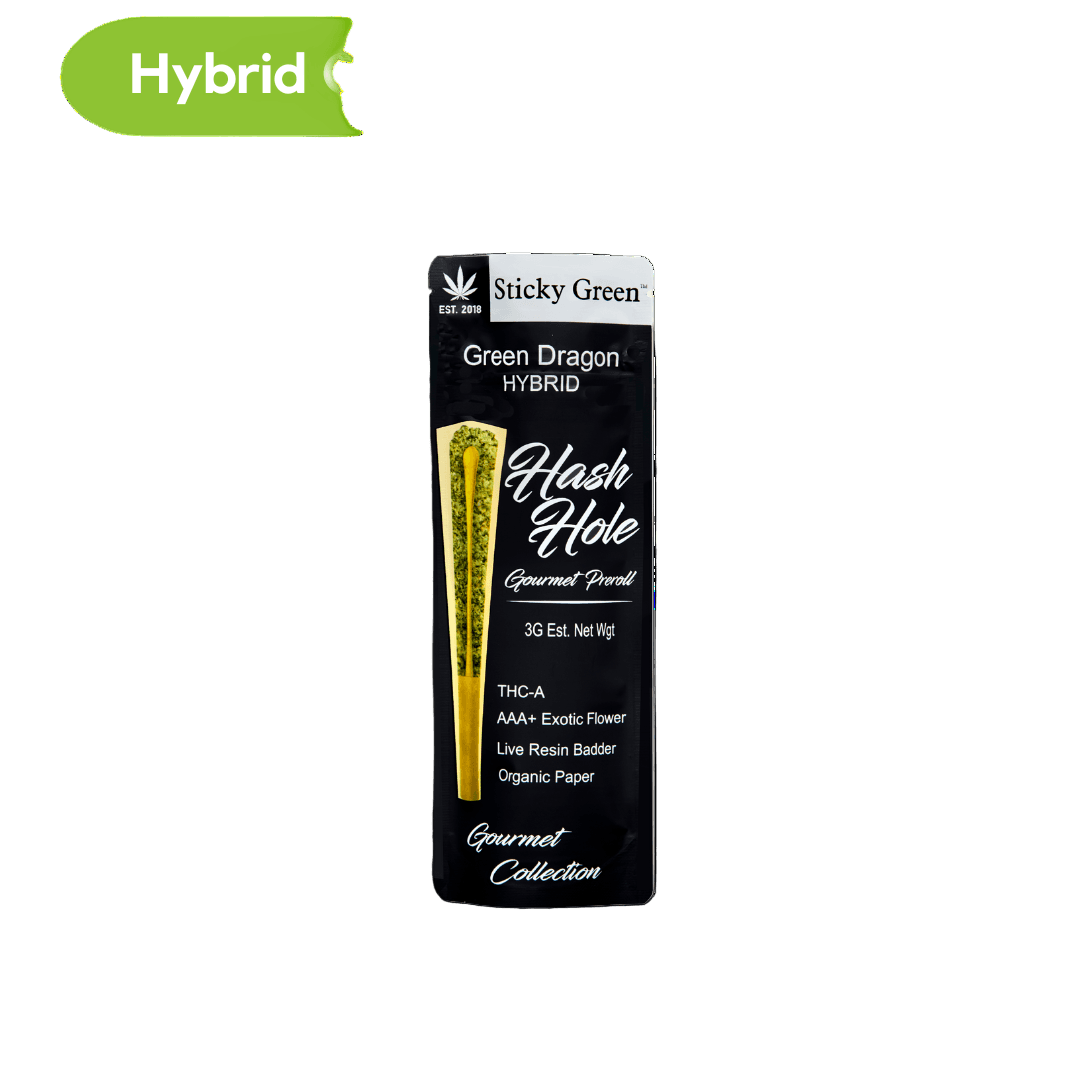 Sticky Green Hash Holes 2ct Pre-Rolls 3g