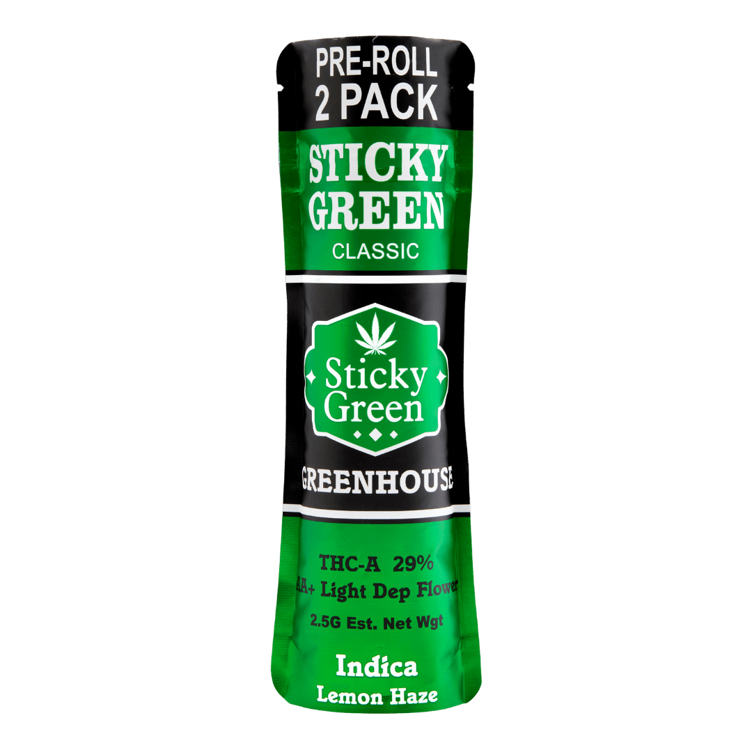 Sticky Green Green House Pre Rolls 2.5g image 2