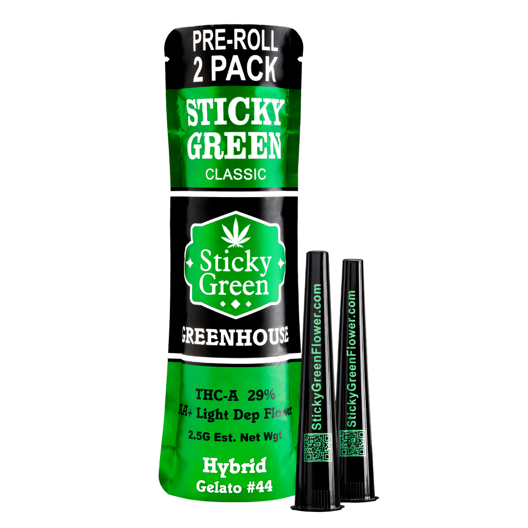 Sticky Green Green House Pre Rolls 2.5g