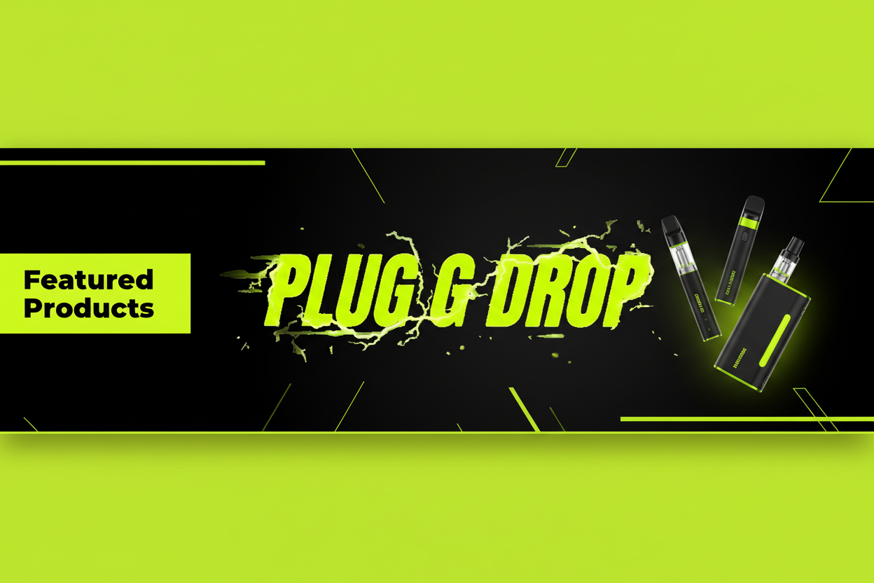 Featured Products with Plugg Drop Logo Image