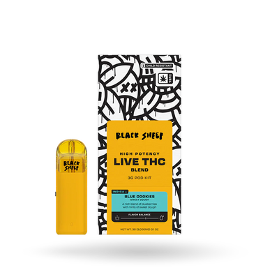 Black Sheep High Potency Live THCa Pod Starter Kit | 3g