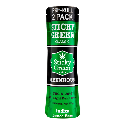 Sticky Green Green House Pre Rolls 2.5g