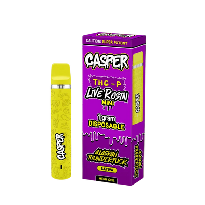 Casper THCp Live Rosin Disposable 1g - Strawberry Jolly Candy / Single