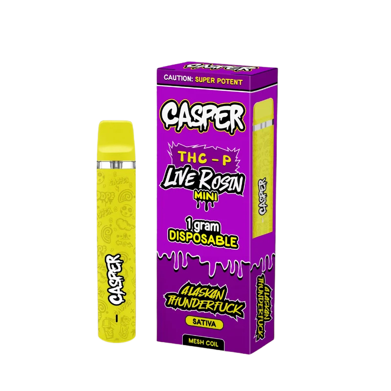 Casper THCp Live Rosin Disposable 1g - Strawberry Jolly Candy / Single