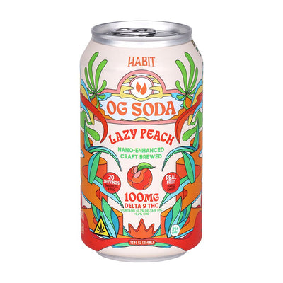 Habit D9 THC OG Soda | 12oz | 100mg | 6ct Pack