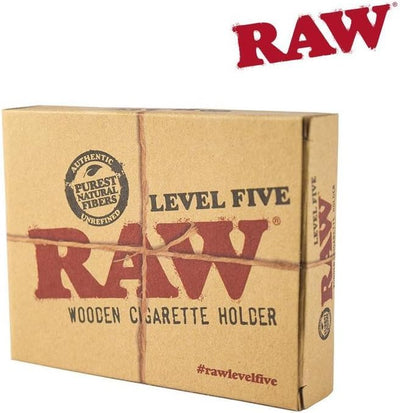Raw Five On It Cig Holder Wooden