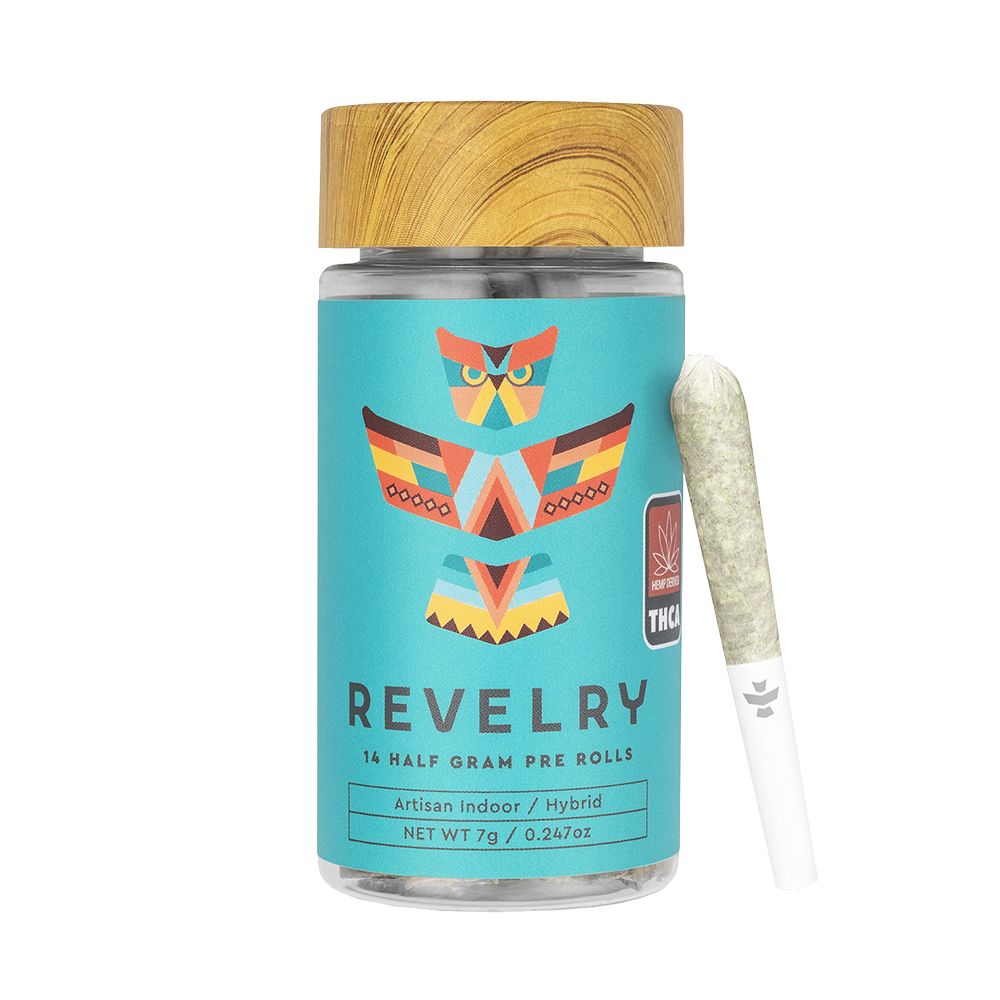 Revelry Premium Indoor THCA Pre-Rolls | 0.5g | 14pc Pack