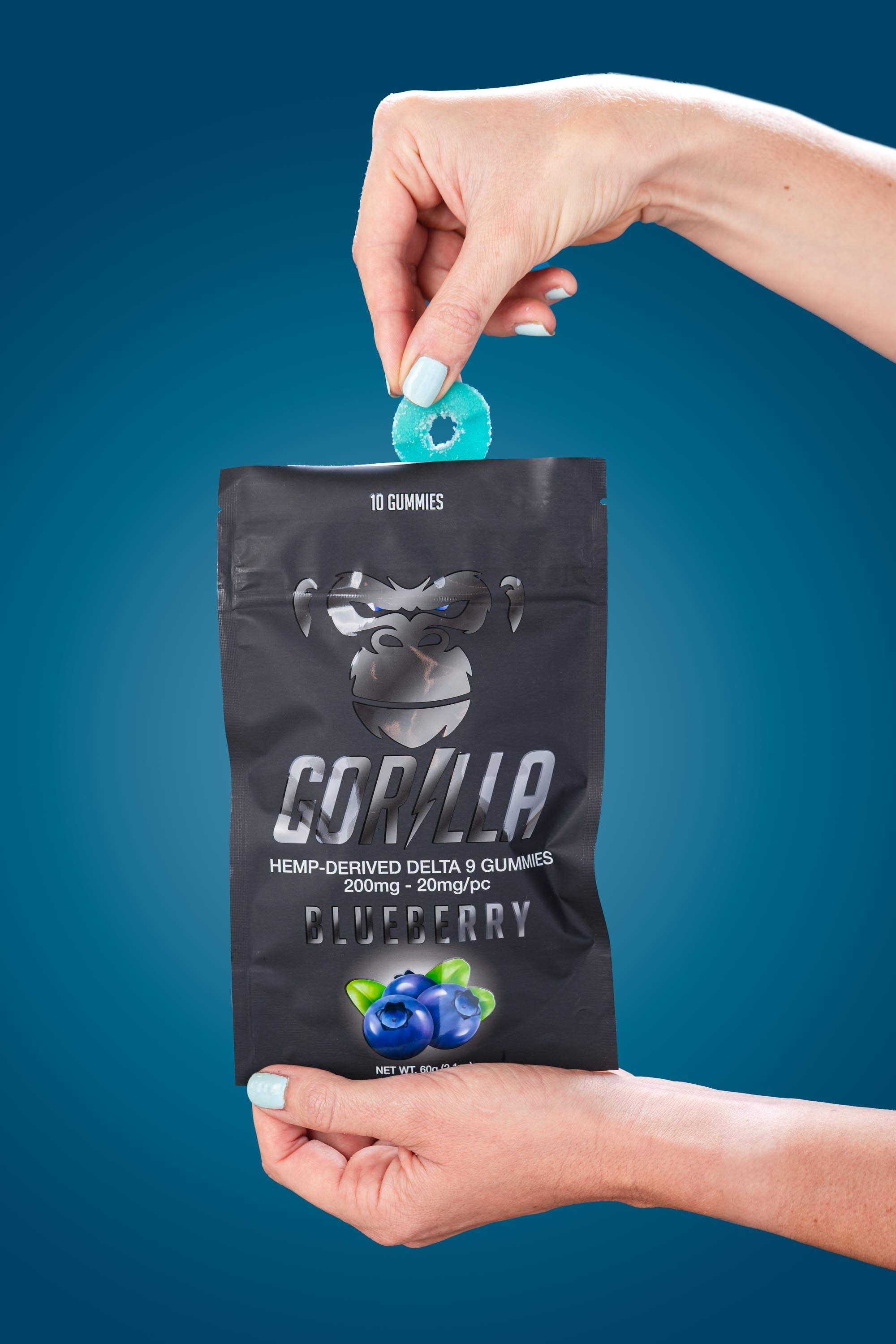 Gorilla THC Gummies - 20MG Delta 9 (10pc)