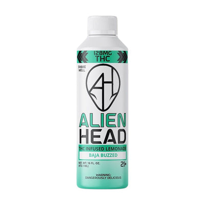 Alien Head D9 THC Lemonade | 16oz | 128mg | 4ct
