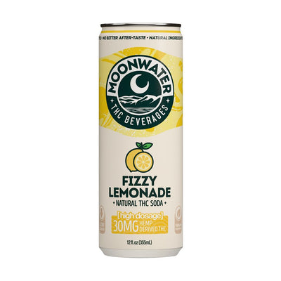 Moonwater Natural Hemp-Derived D9 THC Infused Soda | 12fl oz Can | 24ct Case