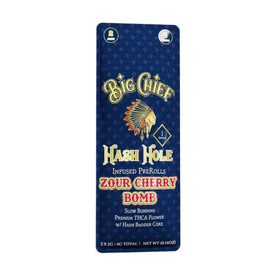 BIG CHIEF - THCA HASH HOLE PREROLLS - 2 X 2G