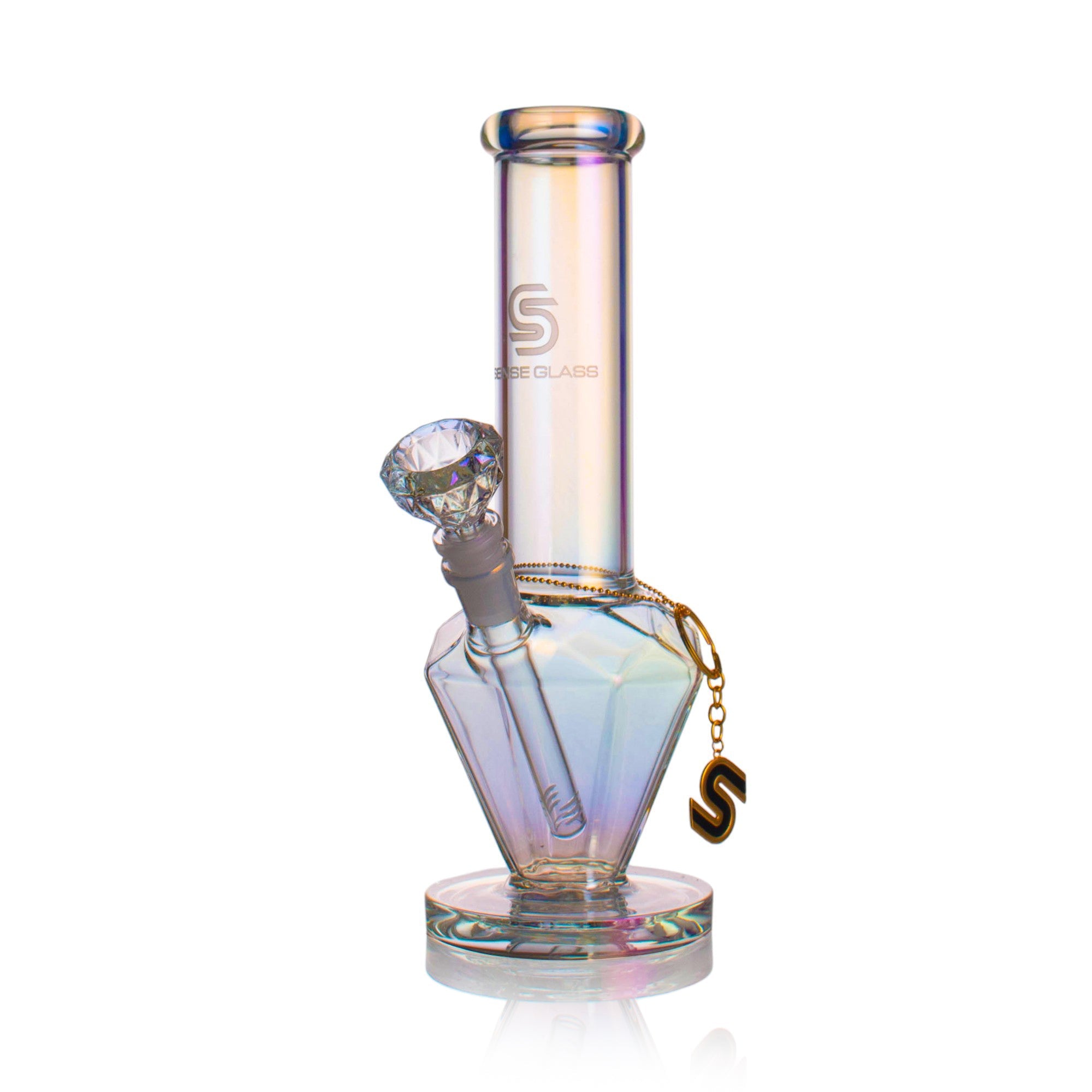 SENSE GLASS Glass Diamond Beaker 12"