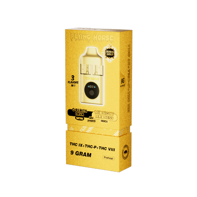Flying Horse 3-in-1 Dubai Gold Edition THCp – 9g Disposable