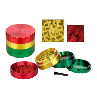 Uber Grinder 4 pc CNC 62mm 2.5" 10PC/BX