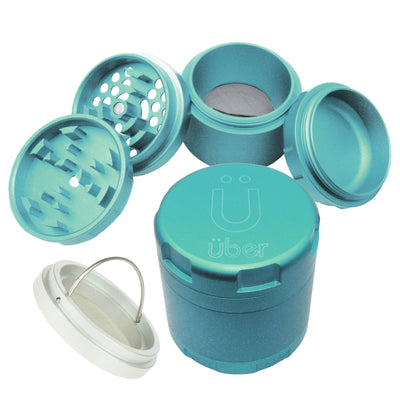 Uber 4.2 Non Stick Grinder 4pc 2.5" 63mm CNC - Matte
