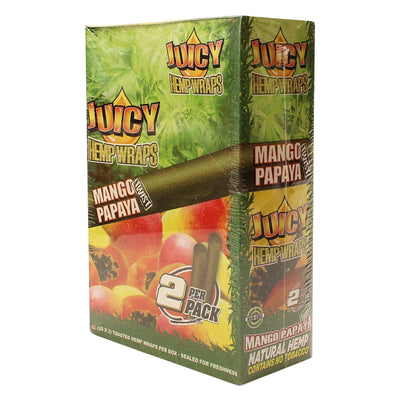 Juicy Hemp Wraps - 2 Piece Per Pack - 25 Packs Per Box