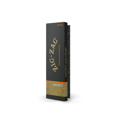 Zig Zag Black Box - 32 Leaves Papers Per Pack - King Size Rolling - 24 Counts Per Box