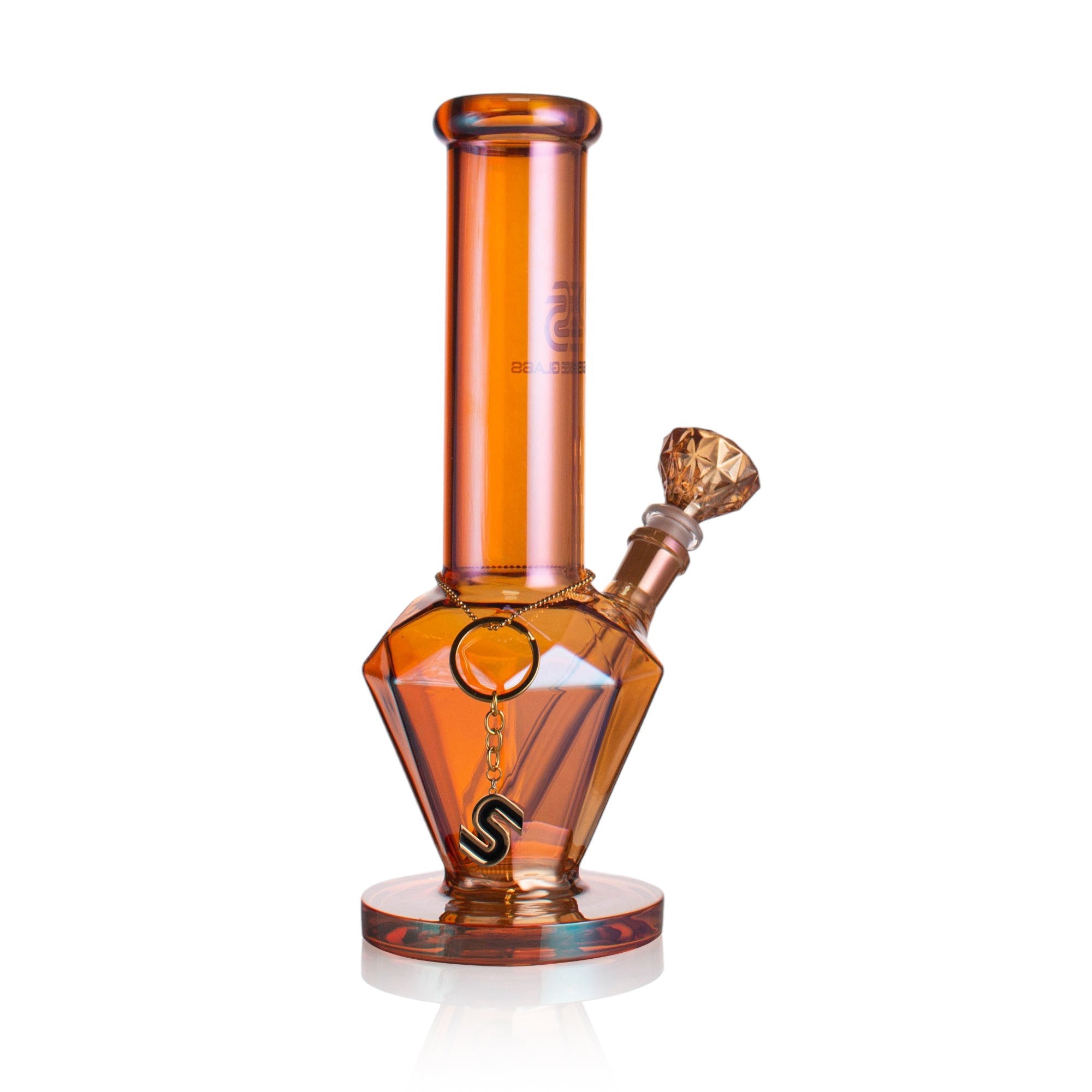 SENSE GLASS Glass Diamond Beaker 12"