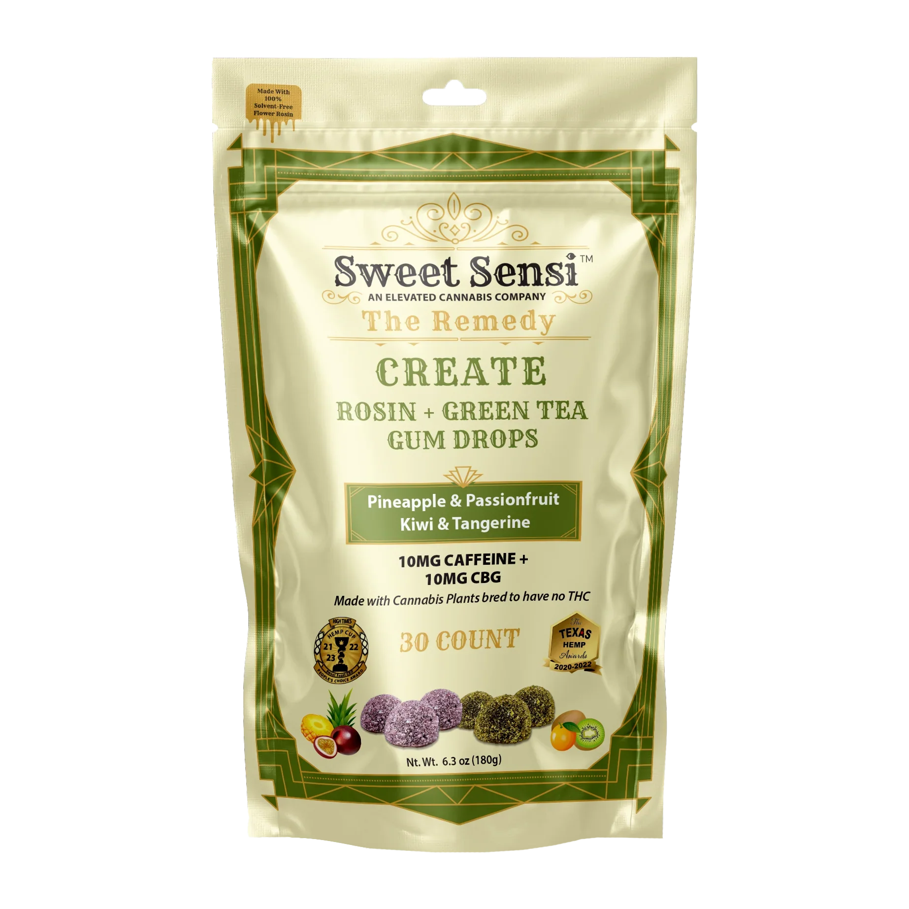 Sweet Sensi Create Gum Drops (Caffeine + CBG)