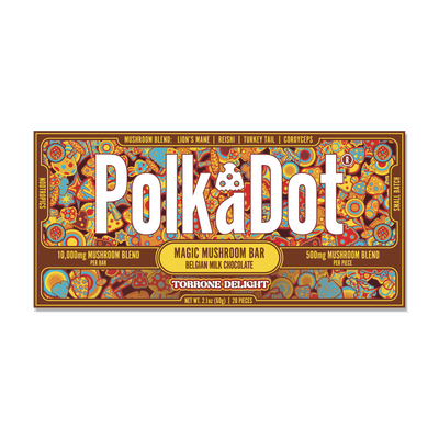 Polk A Dot Mushroom Chocolate Bar 10000mg
