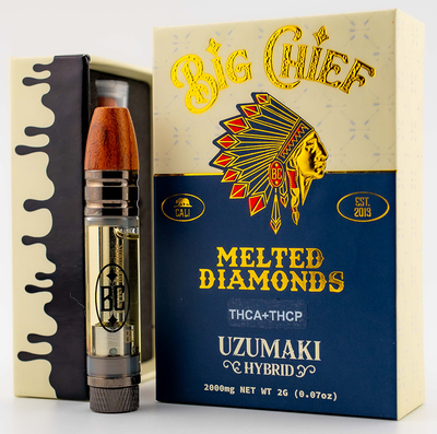 Big Chief Melted Diamonds THCA+THCP Cart 2G