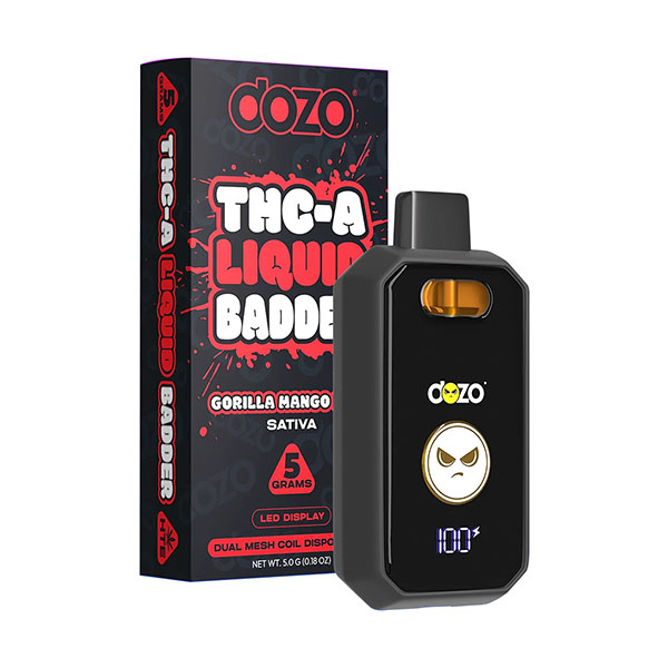 Dozo THC-A Liquid Badder Disposable | 5g - Tie Dye Nerdz – Hybrid / Single