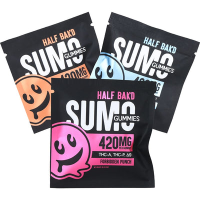 Half Bak'd Sumo THCA, THCP & D8 Gummies