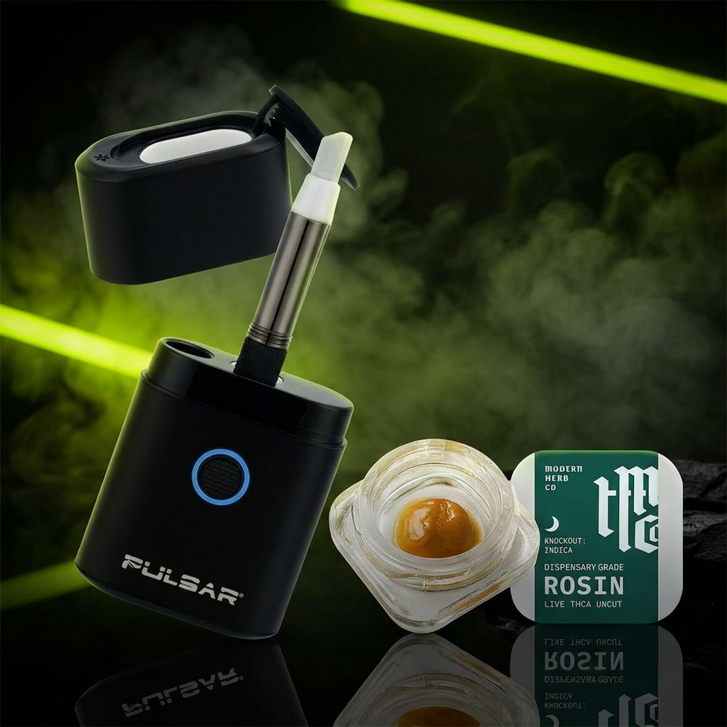 Pulsar Hot Knife Box w/ Modern Herb Co THCA Rosin Dabs Kit