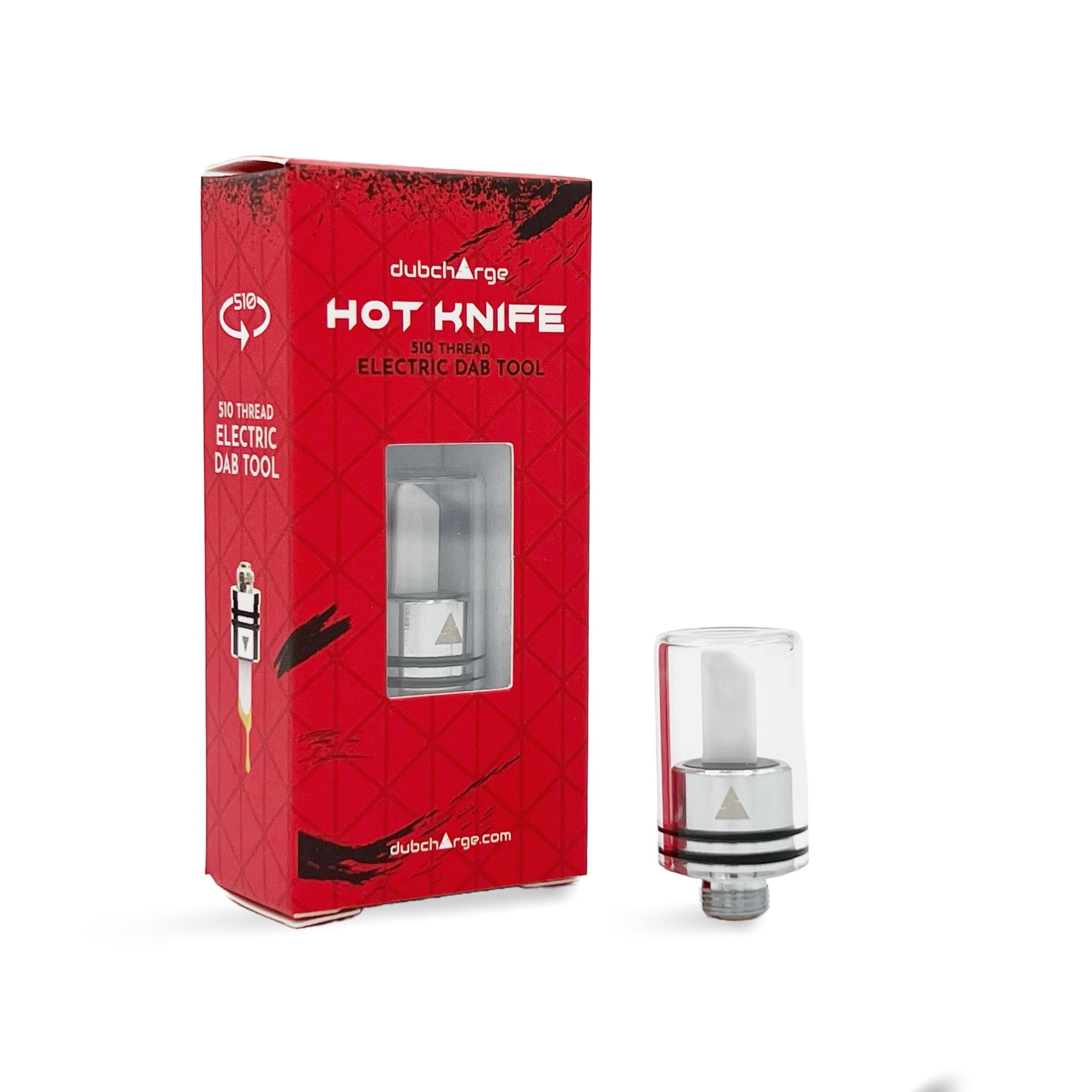 Hot Knife 510 Thread Electric Dab Tool - WHITE | Premium Dabbing Device for Concentrates