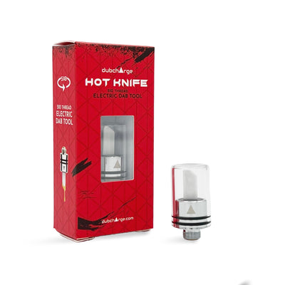 Hot Knife 510 Thread Electric Dab Tool - WHITE | Premium Dabbing Device for Concentrates