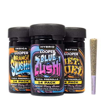 Looper x Blazy Susan THCA Prerolls 14G