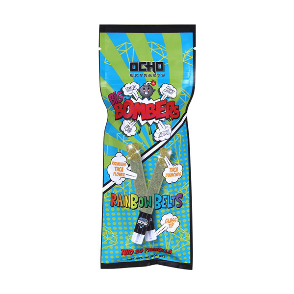 Ocho Extracts Big Bombers THCA Glass Tip Pre-Rolls | 4g