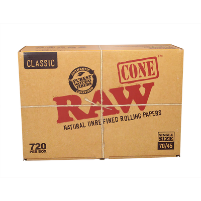 RAW - CLASSIC BULK 70MM/45MM CONES 720 COUNT