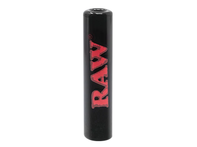 Raw Black Glass Tips - Single or 50 Pack Jar