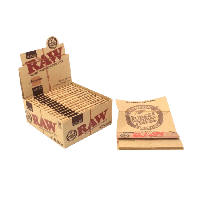 Raw Organic Artesano Papers King Size - 15 In Packs/Full Box