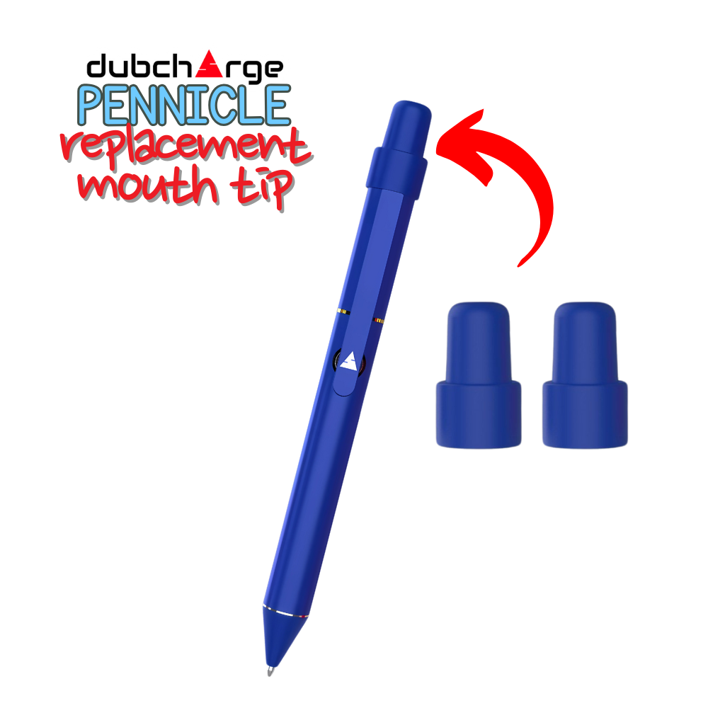 DubCharge Pennicle - Replacement Mouth Tips (2-Pack) - Black