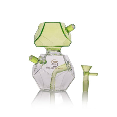 Sense Glass Luxe Crystal Waterpipe - 6 Inch
