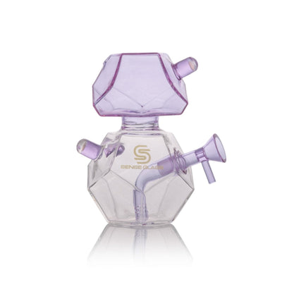 Sense Glass Luxe Crystal Waterpipe - 6 Inch