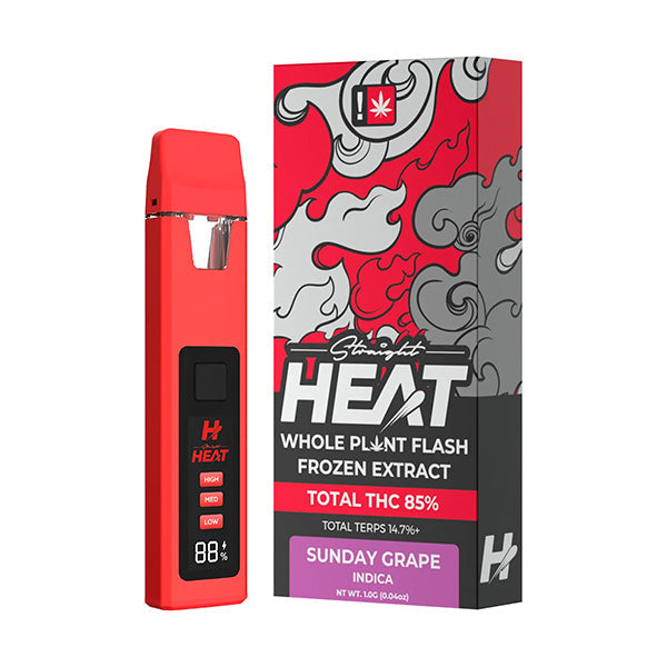Straight Heat Delta THC Disposable | 1g - Sunday Grape