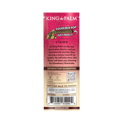 King Palm - Leaf Tubes Minis Rolls 1 Gram - 2 Counts Per Pack - 20 Packs Per Box