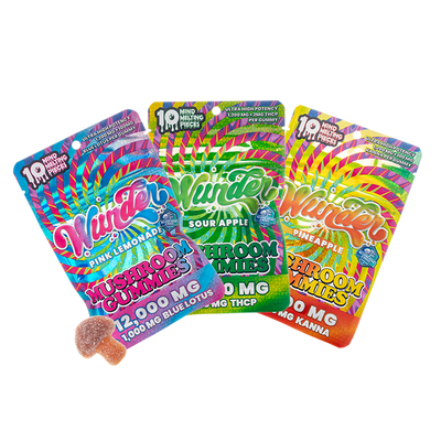 Wunder Mind Melt Mushroom Gummies 12000mg